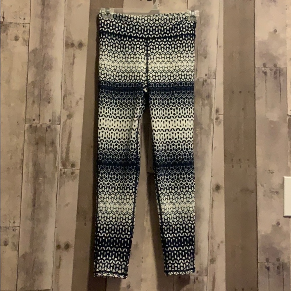 GapFit Navy & White Star Print Workout Pants